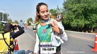 Viral Pelari Maraton Adopsi Anjing Terlantar Ditemukan saat Lomba, Membawanya sampai Finis