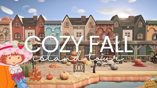 Cozy Fall and Halloween Town Island Tour! ACNH | Animal Crossing New Horizons 2024