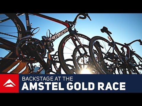 BAHRAIN MERIDA PRO CYCLING TEAM - BACKSTAGE AT THE AMSTEL GOLD RACE