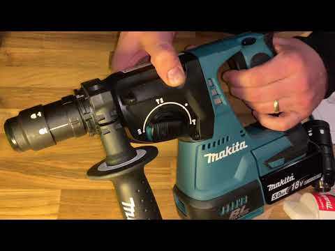 SDS und Standard Bohrfutter benutzen am Beispiel eines Makita Akku-Kombihammer DHR243Z DIY Anleitung