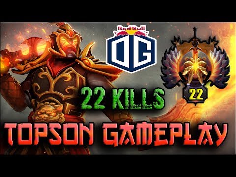 Dota 2 - How Topson DESTROYS as EMBER SPIRIT - Pro Mid Lane gaming