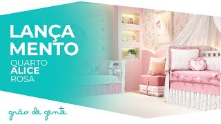 Quarto de Bebê Alice Rosa - Grão de Gente