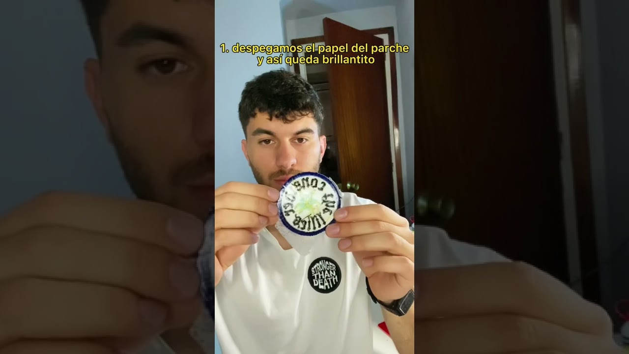 Tutorial de cómo poner parches en una camiseta. Compra tu parche en achepatches.com
