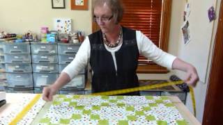 How to measure a quilt top for borders - Quilting Tips & Techniques 084