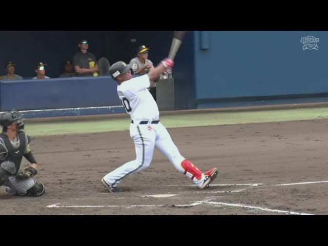 【ファーム】2打席連続タイムリー!! バファローズ・セデーニョの一打で1点差に縮める!!  2024年7月16日 オリックス・バファローズ 対 阪神タイガース