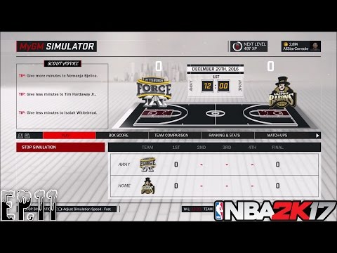 NBA 2K17|Realistic MyGM|Two Expansion Teams Face Off|Star Player Injured|Injury Season|Ep.11