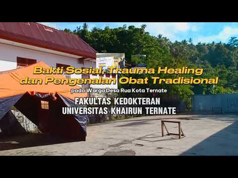  Kegiatan pemkes, Pengenalan obat tradisional, dan Trauma healing - Dies Natalis FKIK Unkhair 