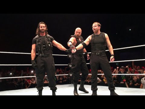 The Shield recruit Triple H at WWE Live Event in Glasgow: Exclusive, Nov. 1, 2017