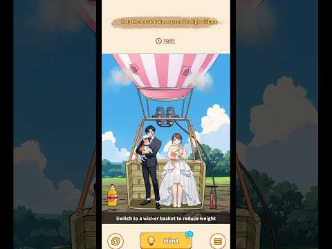 Brain Puzzle 2: Logic Twist - Level 26 - Romantic Balloon - Help the hot air balloon ascend…