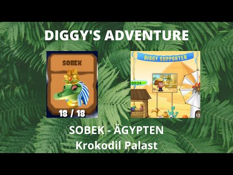 DIGGYS ADVENTURE | Krokodil Palast | Sobek | Crocodile Palace
