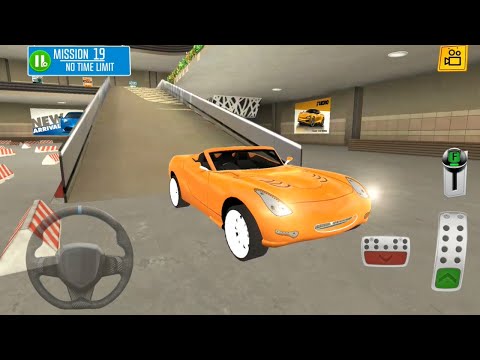 Multi Floor Garage Driver - Orange Sport Car Unlocked New Missions Completed - Android Gameplay