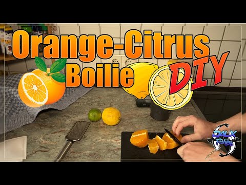 Citrus-Orange Boilies selber machen + Rezept
