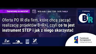 Oferta POIR dla firm I Patrycja Zeszutek I IV Konferencja B+R
