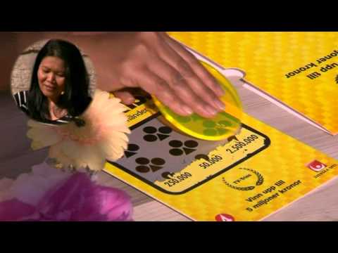 Triss: Aree ska ge vinsten till sin mamma - Nyhetsmorgon (TV4)