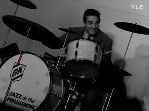 Jazz At The Philharmonic 1953 Hamburg - Gene Krupa, JC Heard, Lester Young, Flip Phillips, Ella