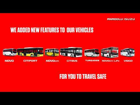 ISUZU autobusų Covid-19 apsaugos priemonės.