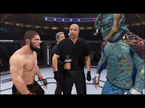 Khabib vs. Leviathan Myth - EA Sports UFC 4 - Eagle Fights ☝️🦅
