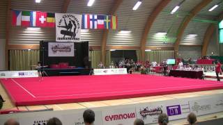 preview picture of video 'Gymnova Cup 2014 Keerbergen - Chiara Simonelli - Floor score 13.00'