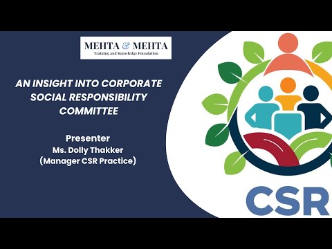 An insight into Corporate Social Responsibility Committee