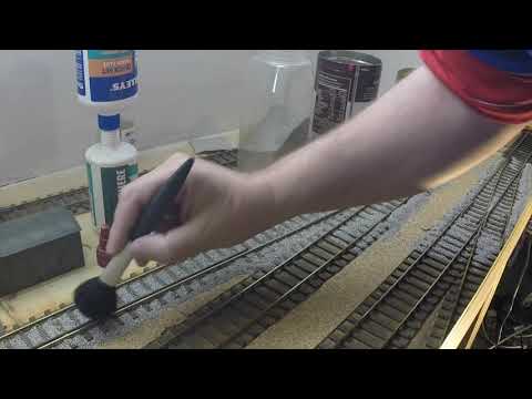 Model Trains 98 - Ballasting model railway track, a how to tutorial On Hither Green TMD in O Gauge