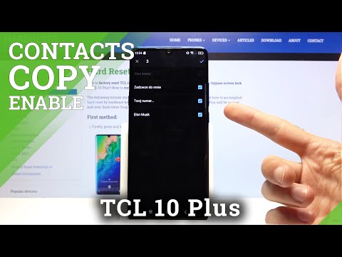 How to Copy Contacts in TCL 10 PLUS – Transfer Saved Numbers