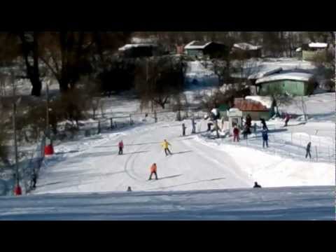 Видео: Видео горнолыжного курорта Куркино в Московская область