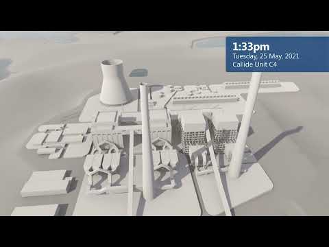 Animation of the Callide Unit C4 incident