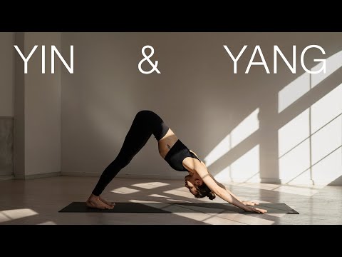 Yin & Yang Yoga | kraftvoller Vinyasa Flow & entspannte restorative Sequenz | ausgewogene 60 Min