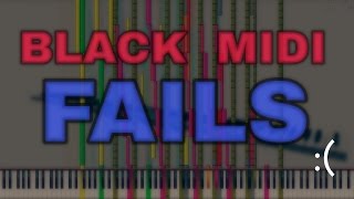 Failed Black MIDI Projects
