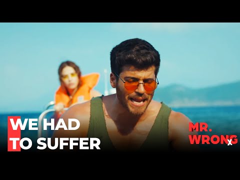Ozgur And Ezgi Got Stranded At Sea - Mr. Wrong Episode 13