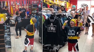 Little boy shows up Hulk Hogan in epic performance