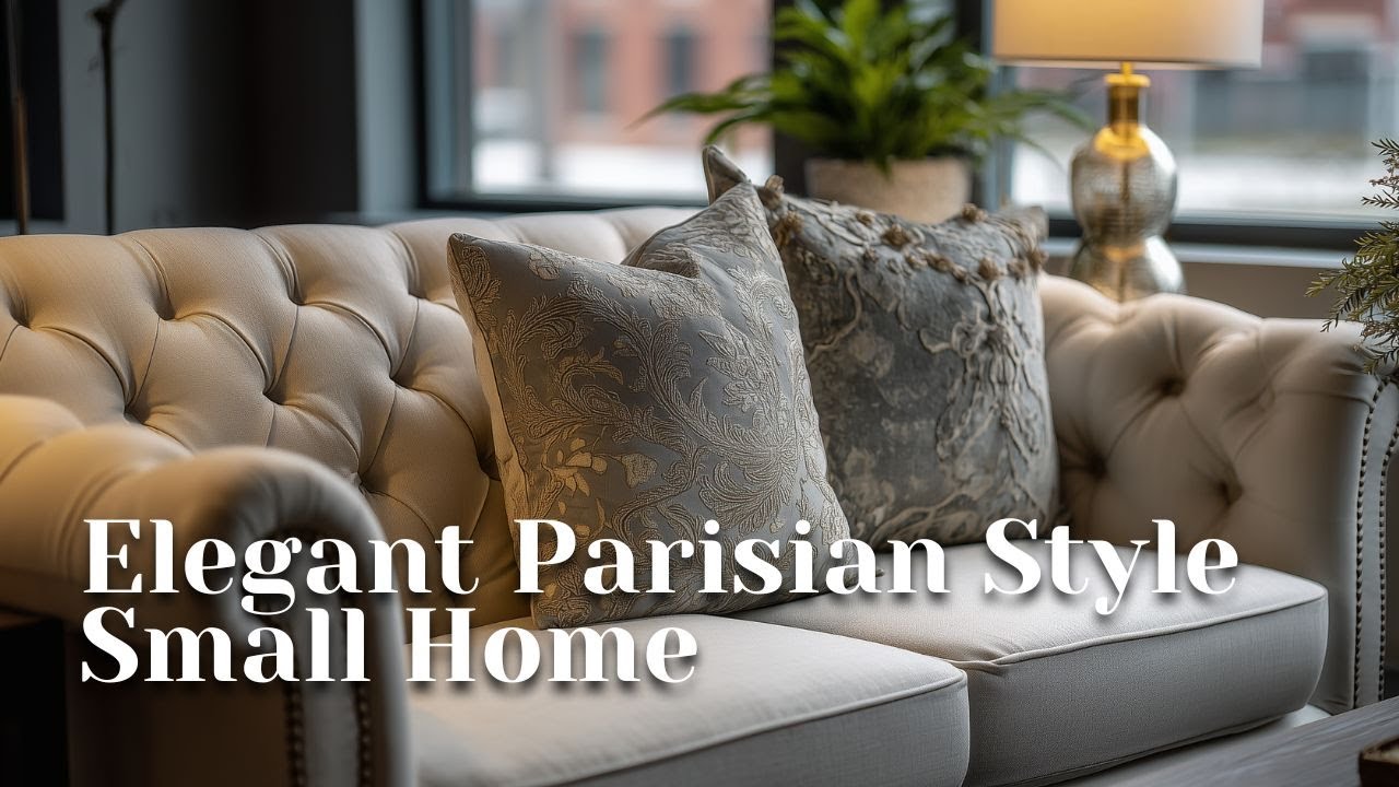 Elegant Parisian Style in a Small Home | Refined French Decor for Modern Compact Living