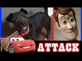 Toy Story 4 Vs Car 3 Lightning McQueen Woody Buzz Lightyear Puppy Disney Pixar