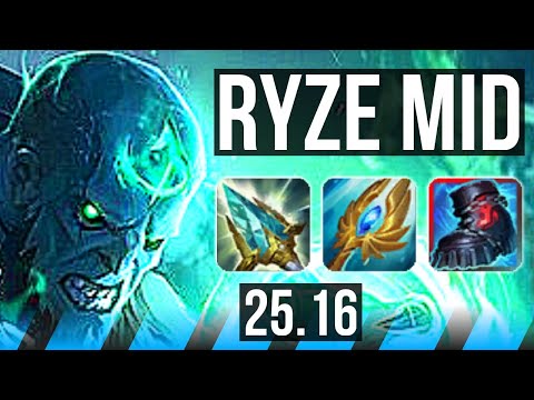 RYZE vs AKALI (MID) | KR Master | 25.16