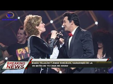 María Villalón y Jorge González, ganadores de la  de Reyes de 'Tu cara me suena'