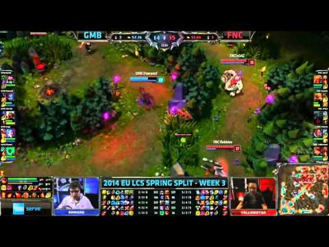 OFFICIAL - Gambit Alex Ich Zed VS Fnatic xPeke Fizz [Highlights]