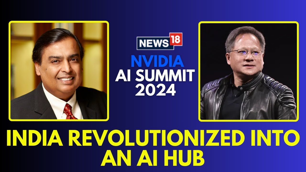 Mukesh Ambani Discusses Future Of AI In India With Nvidia CEO Jensen Huang | Nvidia AI Summit | N18G