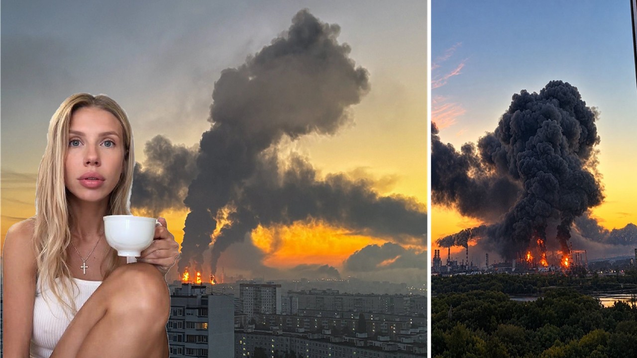 APOCALYPTIC SCENES IN MOSCOW! FIRE AND EXPLOSIONS AS HUGE REFINERY AND WAREHOUSE ARE TORCHED || 2026