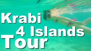 Krabi 4 Island Tour (クラビ 4島をめぐるツアー タイ)