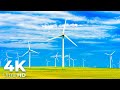 Amazing Wind Turbines In 4K Ultra HD 4K Scenic Relaxation 4K Video Earth Spirit