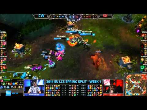 Copenhagen Wolves vs SK Gaming highlights | EU LCS Spring Split 2014 W1D2