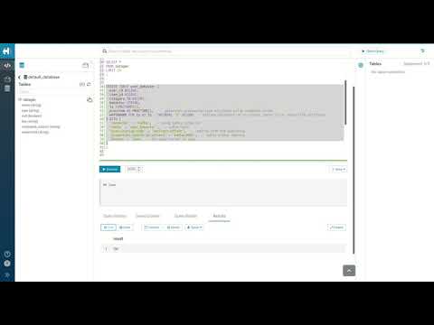 Editor for querying Flink SQL and seeing live results