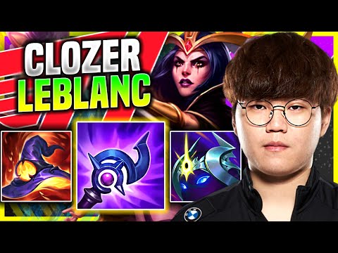 CLOZER DESTROYING WITH LEBLANC! - T1 Clozer Plays LeBlanc Mid vs Anivia! | Preseason 11
