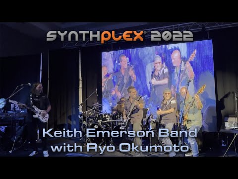 Ryo with the Keith Emerson Band at SynthPlex 2022 - TANK