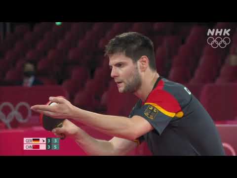 Ma Long vs Drimitij Ovtcharov SF Olympics 2021 Amazing Point!