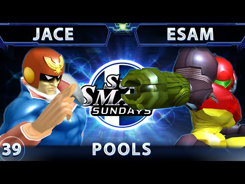 SSS 39 - Jace (Falcon) Vs. PG ESAM (Samus) SSBM Pools - Smash Melee