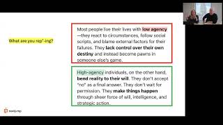 Thumbnail for 🎯 Low Agency vs. High Agency: Taking Control of Your Life