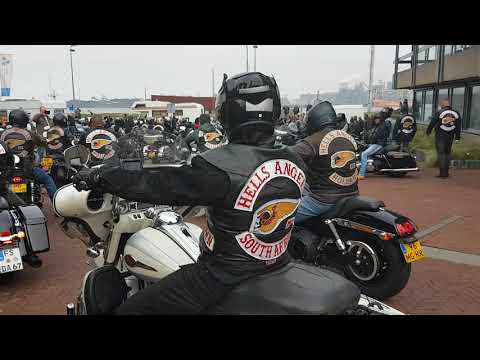 Hells Angels Mc Riding Formation