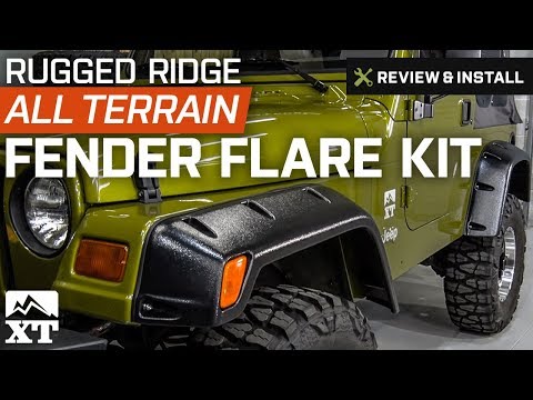 Jeep Wrangler (1997-2006 TJ Rugged Ridge 6" All Terrain Fender Flare Kit Review & Install