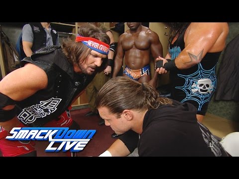 Dolph Ziggler attacks a loudmouth AJ Styles backstage: SmackDown Live, Aug. 23, 2016